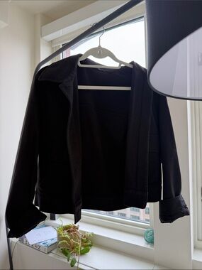 Uniqlo Black Women's Jacket with buttons